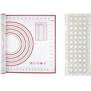 Silicone Non-stick Pastry Mat and Macarons Mat 24"x16" and 24"x10.2"